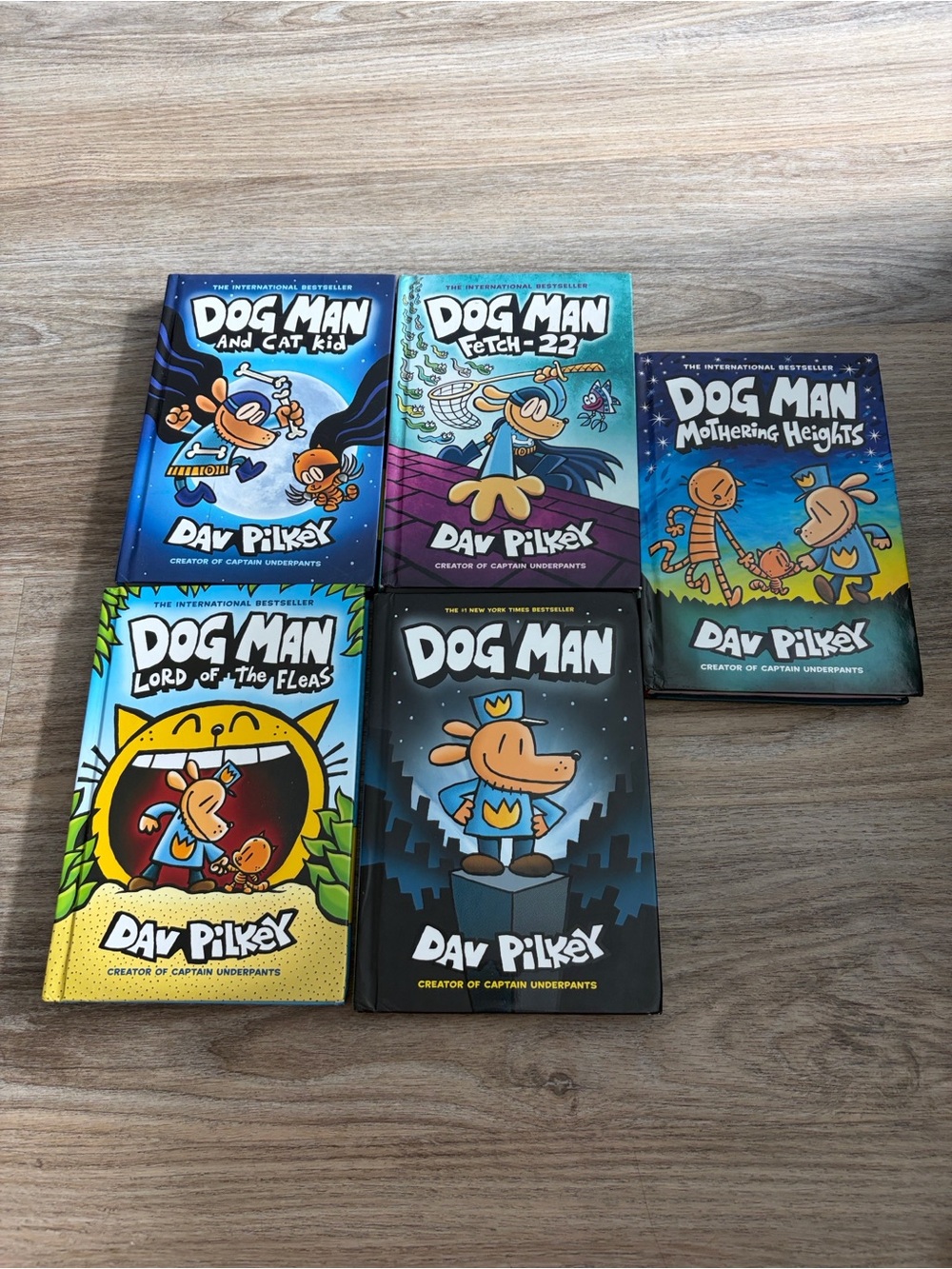 Dog man 5 books